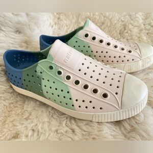 Native Shoes Jefferson Bloom Marble Kids Shoes Size 3